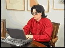 Michael Jackson Michael Jackson Typing GIF - Michael Jackson Michael Jackson Typing Michael J Jackson GIFs