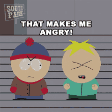 That Makes Me Angry Butters Stotch GIF - That Makes Me Angry Butters Stotch Stan Marsh GIFs