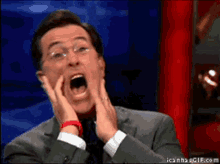 Stephen Colbert Shocked GIF - Stephen Colbert Shocked Omg GIFs