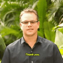 Matt Damon Thanks You GIF - Thanks Thank You Matt Damon GIFs