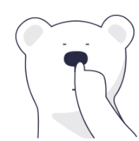 Nose Kiss Sticker - Nose Kiss Bear Stickers