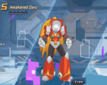 Zero Awakened Zero Megaman GIF - Zero Awakened Zero Megaman Zero GIFs