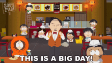 This Is A Big Day Tuong Lu Kim GIF - This Is A Big Day Tuong Lu Kim South Park GIFs