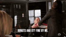 Donuts And Ot Fine By Me Ice T GIF - Donuts And Ot Fine By Me Ice T Odafin Tutuola GIFs