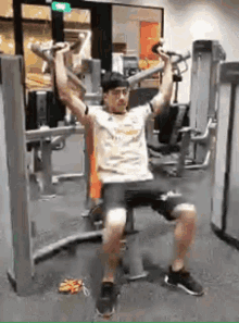 Shoulder Press Gym GIF - Shoulder Press Gym Exercise GIFs