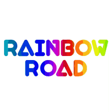 rainbow road rainbow text rainbow edc edm