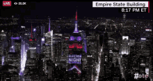 Empire State Live GIF - Cnn Election Day Empire State Night GIFs