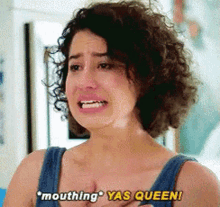 Yas Queen Mouthing GIF - Yas Queen Mouthing Crying GIFs
