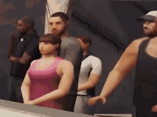 cheering low poly man spectator public applauding