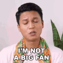 Im Not A Big Fan Vishal GIF - Im Not A Big Fan Vishal Buzzfeed India GIFs