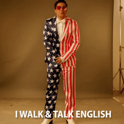 I Walk English Talk English Coolie No1 GIF - I Walk English Talk English Coolie No1 Coolie GIFs
