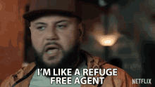 Im Like A Refuge Free Agent Mo Najjar GIF - Im Like A Refuge Free Agent Mo Najjar Mo GIFs