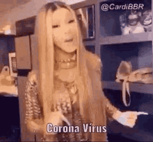Corona Virus Cardi B GIF - Corona Virus Cardi B Rapper GIFs