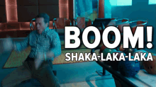 Boom! Shaka-laka-laka GIF - Bryan Cranston Why Him Why Him Gi Fs GIFs