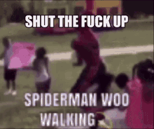 Woo Walking Spider Man GIF - Woo Walking Spider Man Pop Smoke GIFs