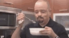 Ice T Happy GIF - Ice T Happy Eating - Discover & Share GIFs