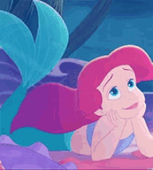 Daydreaming Little Mermaid GIF - Daydreaming Little Mermaid GIFs