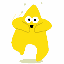 excited yellow