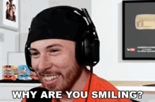 Why Are You Smiling Joblessgarrett GIF - Why Are You Smiling Joblessgarrett Whats So Funny GIFs