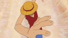 one piece anime helmeppo luffy punch