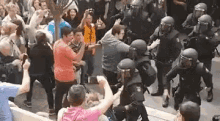 police policia fail hit himself catalan referendum