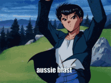 Aussie Blast GIF - Aussie Blast Hakushou GIFs