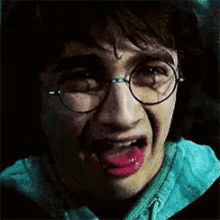 Harry Potter Gag GIF - Bleh Harry Potter Daniel Radcliffe GIFs