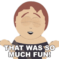 That Was So Much Fun Sharon Marsh Sticker - That Was So Much Fun Sharon Marsh South Park Stickers