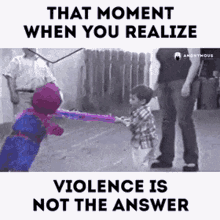 Piñata Hug GIF - Piñata Hug Violence Is Not The Answer GIFs