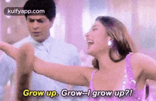 Grow Up. Grow-i Grow Up?!.Gif GIF - Grow Up. Grow-i Grow Up?! Shah Rukh Khan Person GIFs