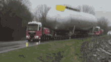 schwert transport laster kippt umkippen kipplaster