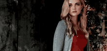 Lizzie Saltzman Stare GIF - Lizzie Saltzman Stare Looking GIFs