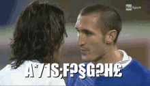 Edison Cavani Giorgio Chiellini Juventus Parolacce Insulti Vaffanculo Calcio Serie A Mondiali GIF - Soccer Football Fuck You GIFs
