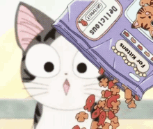Cat Food GIF - Cat Food Excited GIFs