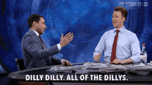 dilly dilly all of the dillys shake hands playing