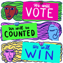 We Will Vote We Will Be Counted GIF - We Will Vote We Will Be Counted We Will Win GIFs