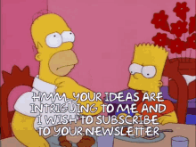 Simpsons I Wish To Subscribe To Your Newsletter GIF - Simpsons I Wish To Subscribe To Your Newsletter GIFs