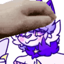 moonie pet petting starrcat