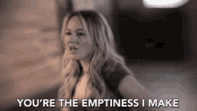 Youre The Emptinesss I Make Empty GIF - Youre The Emptinesss I Make Empty Singing GIFs