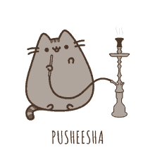 Pusheen Shisha GIF - Pusheen Shisha Hookah GIFs