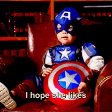 Captain America Cute GIF - Captain America Cute GIFs