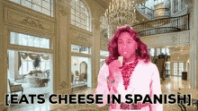 Eats Cheese Spanish In Drama GIF - Eats Cheese Spanish In Drama Chewing GIFs