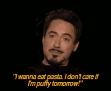 Robert Downey Jr Pasta GIF - Robert Downey Jr Pasta Food GIFs