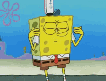 Spongebob Meme GIF - Spongebob Meme Tired GIFs