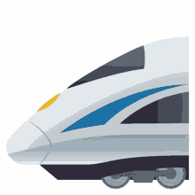 bullet train travel joypixels aerotrain high speed train