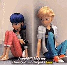 Miraculous Tales Of Ladybug And Cat Noir Adrienette GIF - Miraculous Tales Of Ladybug And Cat Noir Adrienette Marinette GIFs