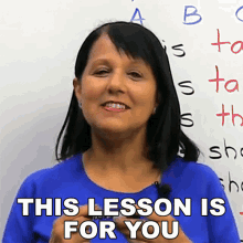 This Lesson Is For You Rebecca GIF - This Lesson Is For You Rebecca Engvid GIFs