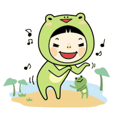 dance happy frog pond dance moves
