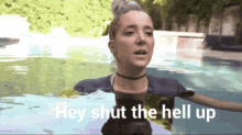 Jenna Marbles Shut Up GIF - Jenna Marbles Shut Up Shut The Hell Up GIFs