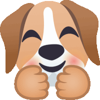 Hug Me Dog Sticker - Hug Me Dog Joypixels Stickers